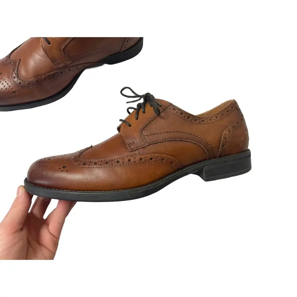 Florsheim Midtown Wingtip‎ Leather Comfort Oxford Dress Shoes Size 8.5 Formal